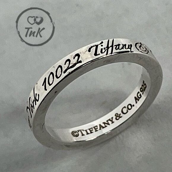 Rare & Retired - Tiffany & Co Notes Fifth Ave Ring - Size 5 - Picture 12 of 16